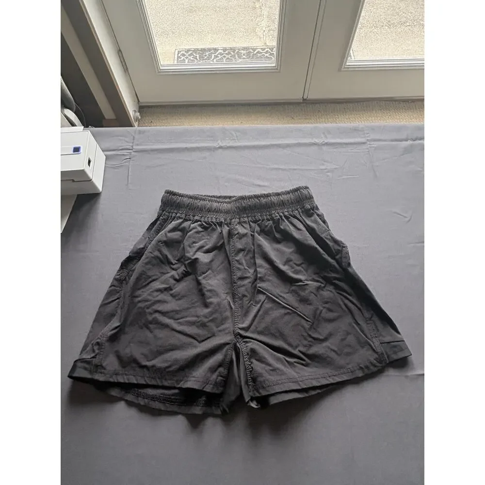 O'Neill Men's Solid Black Swim Trunks Size L Regular Fit Elastic Waist
